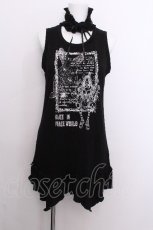 画像1: PEACE NOW / チョーカーデザインワンピース  黒 S-26-07-04-024-PU-OP-AS-ZS (1)