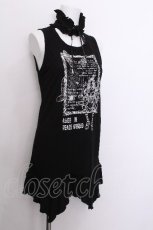画像2: PEACE NOW / チョーカーデザインワンピース  黒 S-26-07-04-024-PU-OP-AS-ZS (2)