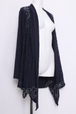 画像3: axes femme / UVカットトッパーカーデ  ネイビー S-26-07-05-024-AX-TO-HR-ZS (3)