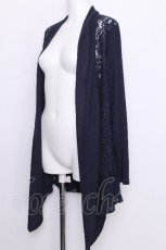 画像4: axes femme / UVカットトッパーカーデ  ネイビー S-26-07-05-024-AX-TO-HR-ZS (4)