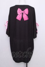 画像3: TRAVAS TOKYO / RIBBON BEAR BIG Tシャツ  黒 S-26-07-05-026-PU-TO-HR-ZS (3)