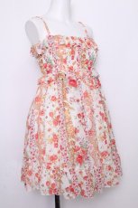 画像3: LIZ LISA / 花柄ワンピース  白ｘオレンジ S-26-07-05-035-LO-OP-AS-ZS (3)