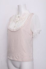 画像4: LIZ LISA / カットシフォンブラウス  ピンク S-26-07-05-007-LO-BL-HR-ZS (4)