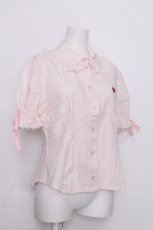 画像3: BABY,THE STARS SHINE BRIGHT /ロゴ刺繍ブラウス  ピンク S-26-07-05-008-BA-BL-AS-ZS (3)