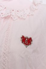 画像6: BABY,THE STARS SHINE BRIGHT /ロゴ刺繍ブラウス  ピンク S-26-07-05-008-BA-BL-AS-ZS (6)