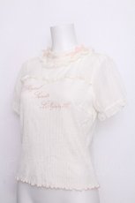 画像4: LIZ LISA / リブ刺繍トップス  オフ S-26-07-05-015-LO-TO-HR-ZS (4)