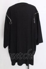 画像2: Amilige / Devil bat Bear ZIP Tシャツ  黒 S-26-07-06-037-PU-TS-AS-ZS (2)