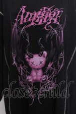 画像3: Amilige / Devil bat Bear ZIP Tシャツ  黒 S-26-07-06-037-PU-TS-AS-ZS (3)