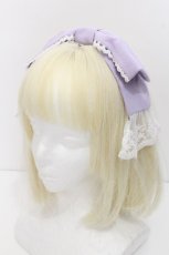 画像1: Chalmiere / リボンカチューシャ  ラベンダー S-26-07-06-005-AX-AC-HR-ZS (1)