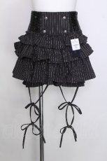 画像1: Amilige / ハイウエストボタンツキフリルパンツ  黒 S-26-07-06-049-PU-PA-AS-ZS (1)