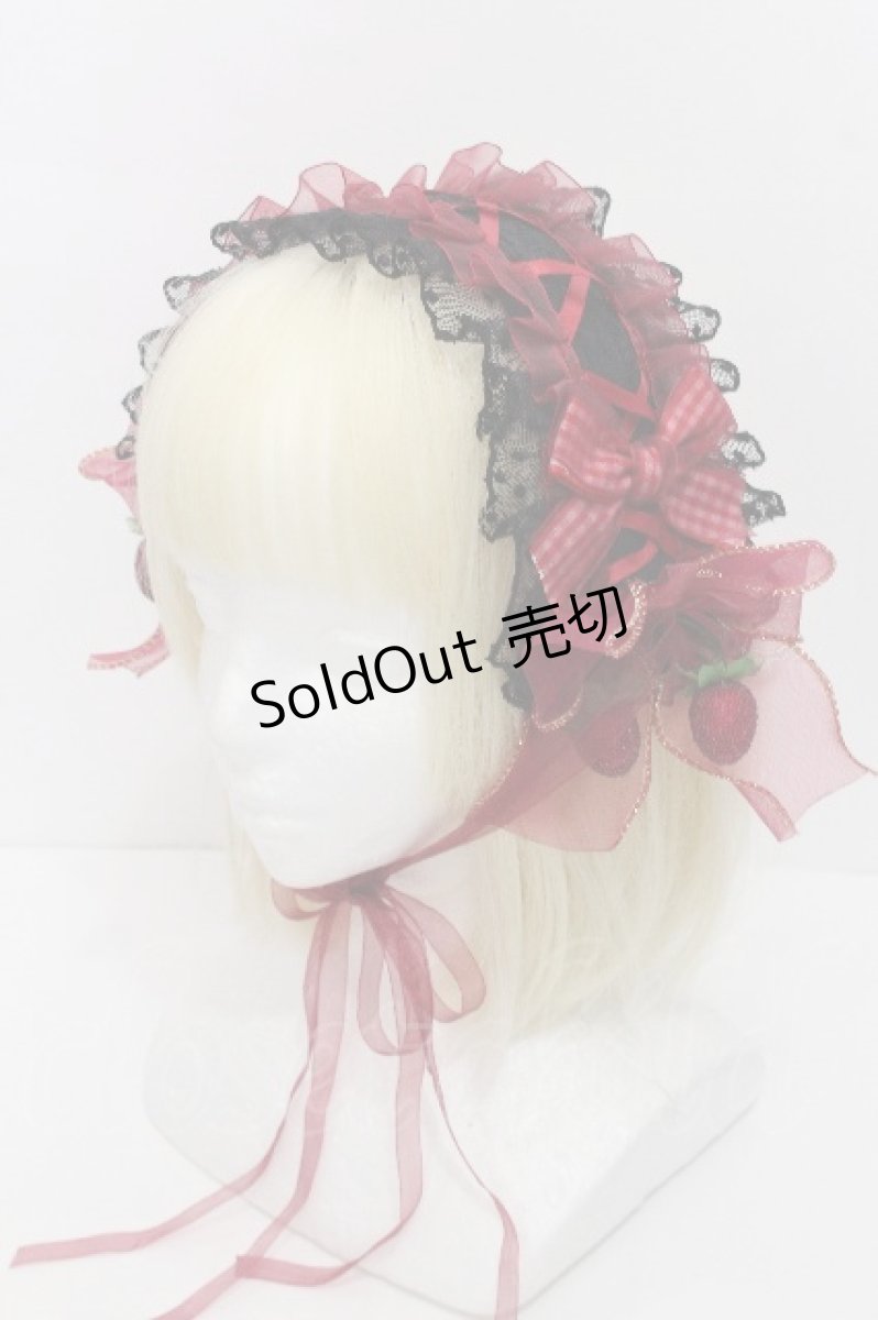 画像1: LOLITA / ヘッドドレス  黒 S-26-07-06-006-LO-AC-AS-ZS (1)