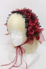 画像1: LOLITA / ヘッドドレス  黒 S-26-07-06-006-LO-AC-AS-ZS (1)