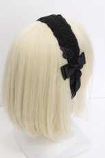 画像2: m petit by misako / TT*AMレースカチューシャ  黒 S-26-07-06-007-LO-AC-HR-ZS (2)