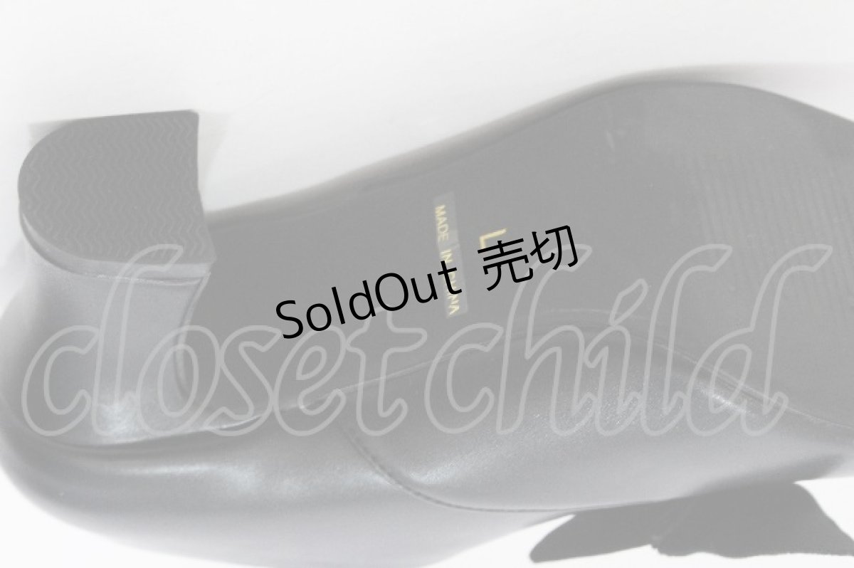 画像5: an another angelus / ベロアリボンパンプス L 黒 S-26-07-06-012-CA-SH-HR-ZS (5)