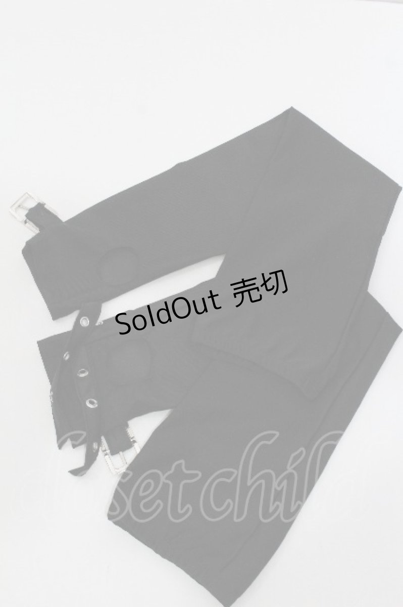 画像2: NieR Clothing / アームカバー  黒 S-26-07-06-003-PU-ZA-AS-ZS (2)
