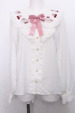 画像1: Amavel / Sweet Whipフリルブラウス  白 S-26-07-06-025-CA-BL-AS-ZS (1)