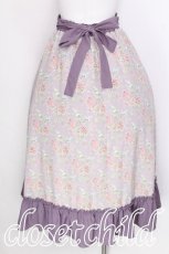 画像2: Kurumi Collaboration / グレイスフルコルセット風ロングスカート M ラベンダー S-26-07-08-050-LO-SK-AS-ZS (2)