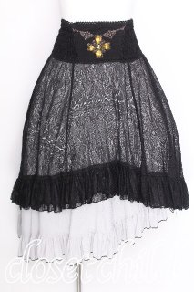 ozz angelo 薔薇刺繍フリルスカート　5/15まで出品 Ozz angelo -SK - closet child オンラインショップ
