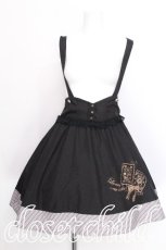 画像1: axes femme POETIQUE / トランプ刺繍サス付スカート  黒 S-26-07-08-060-AX-SK-HR-ZS (1)
