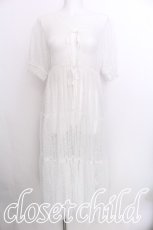 画像1: axes femme POETIQUE / チュールティアードロングカーディガン  白 S-26-07-08-020-AX-TO-AS-ZS (1)