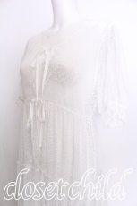 画像3: axes femme POETIQUE / チュールティアードロングカーディガン  白 S-26-07-08-020-AX-TO-AS-ZS (3)