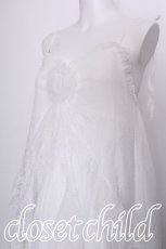画像3: axes femme / バラモチーフキャミワンピース  白 S-26-07-08-022-AX-OP-AS-ZS (3)
