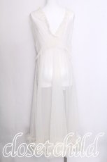 画像2: axes femme / レイヤード用チュールワンピース  オフ S-26-07-08-023-AX-OP-AS-ZS (2)