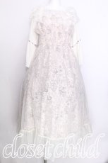 画像1: axes femme / オーナメント柄レース重ワンピース  オフ S-26-07-08-024-AX-OP-AS-ZS (1)