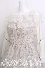 画像3: axes femme / オーナメント柄レース重ワンピース  オフ S-26-07-08-024-AX-OP-AS-ZS (3)