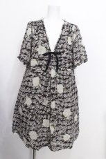 画像1: INGEBORG / ローズプリントシフォンチュニック   S-26-07-09-041-LO-BL-HR-ZS (1)