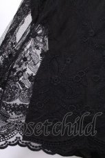 画像4: INGEBORG / チュール切り替えチュニック 11 黒 S-26-07-09-043-LO-OP-HR-ZS (4)