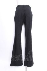 画像3: BPN / 裾ZIPフレアパンツ  黒 S-26-07-09-059-GO-PA-HR-ZS (3)
