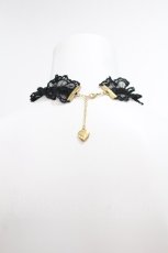 画像3: Angelic Pretty / レースハートチャームチョーカー  黒 S-26-07-09-008-AP-AC-HR-ZS (3)
