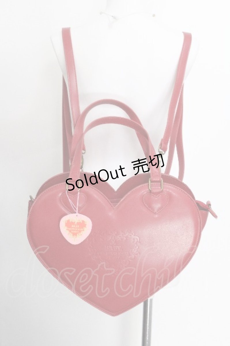 画像1: BABY,THE STARS SHINE BRIGHT / BABY 3wayハートBag  赤 S-26-07-09-009-BA-BG-HR-ZS (1)