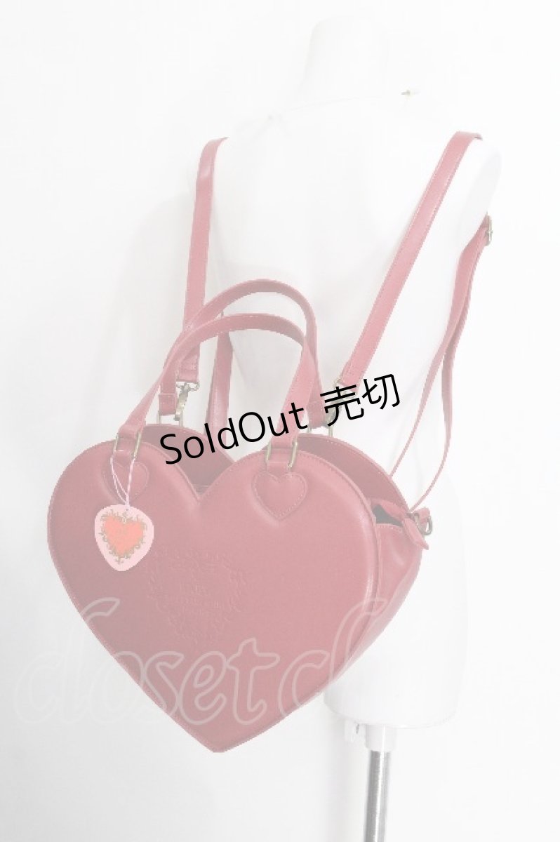 画像2: BABY,THE STARS SHINE BRIGHT / BABY 3wayハートBag  赤 S-26-07-09-009-BA-BG-HR-ZS (2)