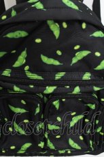 画像3: NieR Clothing / リュック  黒ｘグリーン S-26-07-09-011-PU-ZA-AS-ZS (3)