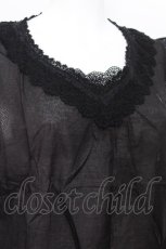 画像4: INGEBORG / サイドボタンノースリーブトップス  黒 S-26-07-09-025-LO-TO-HR-ZS (4)