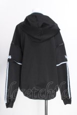 画像2: NieR Clothing / チャイナボタンパーカー  黒ｘサックス S-26-07-11-031-PU-TO-AS-ZS (2)