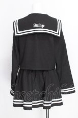 画像2: Amilige / セーラーセットアップ  黒ｘ白 S-26-07-11-032-PU-OP-AS-ZS (2)