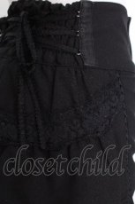 画像5: Ozz Croce / サイドレースアップショートパンツ  黒 S-26-07-11-057-OO-PA-HR-ZS (5)