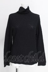 画像1: INGEBORG / ハイネックトップス  黒 S-26-07-11-020-LO-TO-HR-ZS (1)