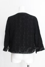 画像2: INGEBORG / 総レースカーディガン 11 黒 S-26-07-11-026-LO-TO-HR-ZS (2)