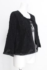 画像3: INGEBORG / 総レースカーディガン 11 黒 S-26-07-11-026-LO-TO-HR-ZS (3)