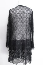 画像2: INGEBORG / 総レースカーディガン  黒 S-26-07-11-027-LO-TO-HR-ZS (2)