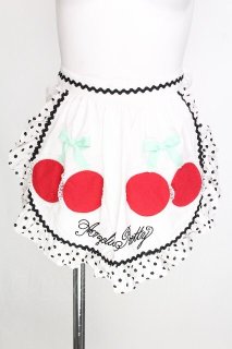 Angelic Pretty / Delicious Cherryエプロン 黒 S-26-07-13-001-AP-SK