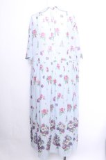 画像2: Jane Marple Dans Le Salon / Viola gardenラウンドカラードレス  サックス S-26-07-13-030-JM-OP-HR-ZS (2)