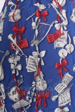 画像3: Jane Marple / Pieces of music Dayドレス  ブルー S-26-07-13-038-JM-OP-AS-ZS (3)