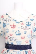 画像3: Jane Marple / Royal Crownスクエアドレス  アイボリー S-26-07-13-016-JM-PA-HR-ZS (3)