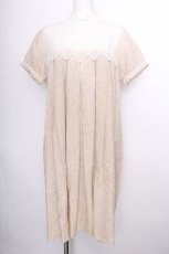 画像1: SERAPHIM / リネンのテレーズワンピース  ベージュ S-26-07-13-020-LO-OP-AS-ZS (1)