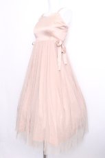 画像3: F i.n.t / サテンチュールキャミワンピース  ベージュ S-26-07-13-021-CA-OP-HR-ZS (3)